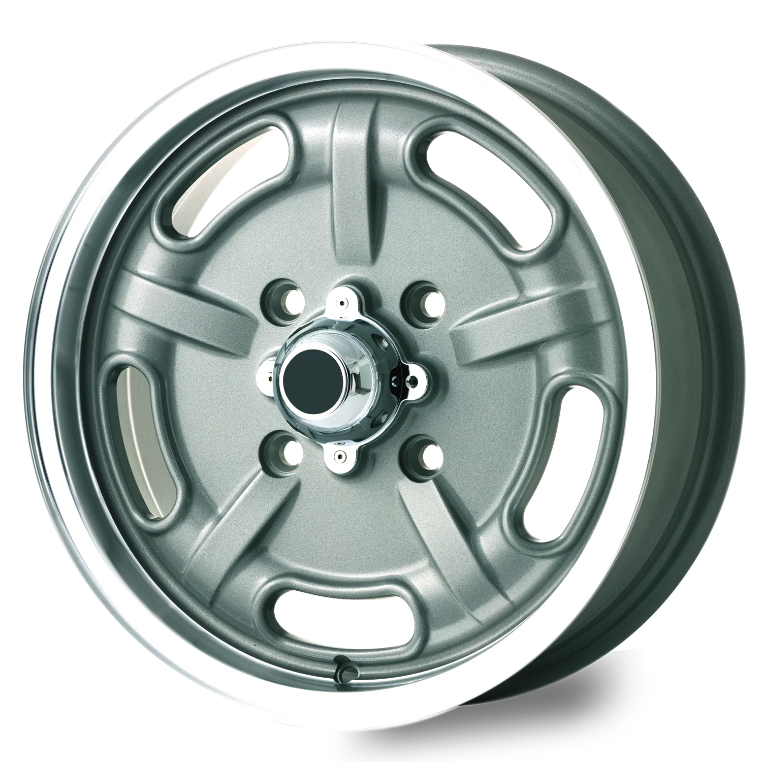 SMA Wheel 4x130 Fuchs Raider 15x5.5 Bright Aluminum Multi Spoke
