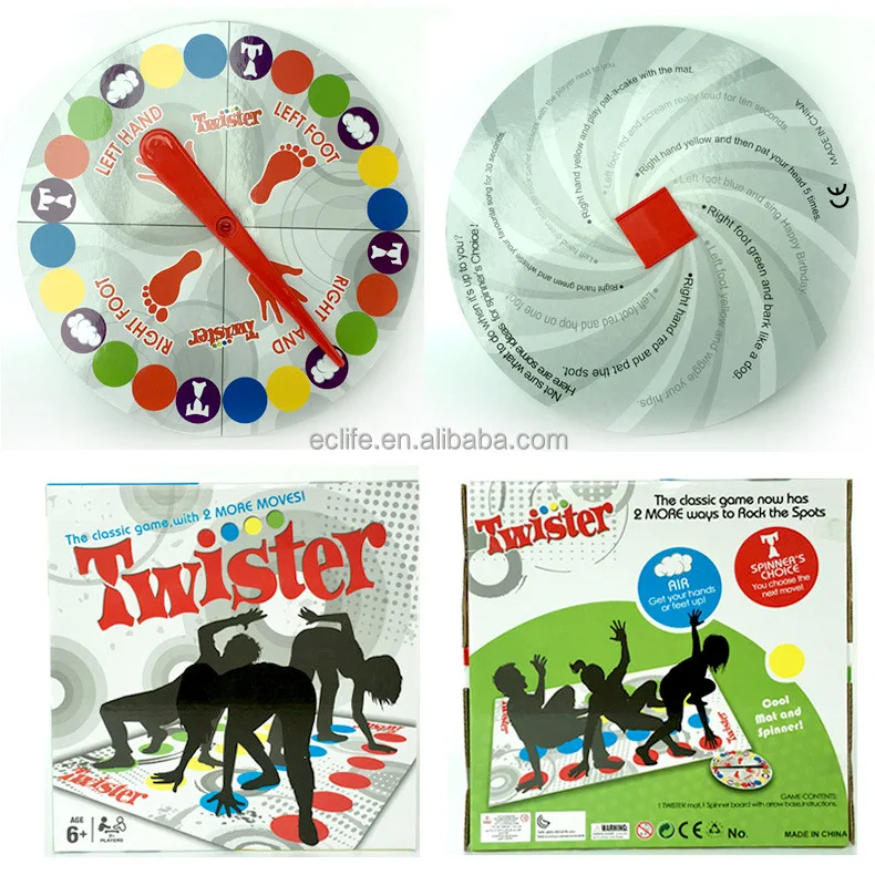 
 Оптовая продажа, дешевая классическая настольная игра Twister, забавная интерактивная игра Twister для семейной вечеринки  