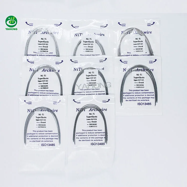 100 Fils D'arc Niti Orthodontie - Forme Ovale Ronde, Super élastiques