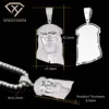 Silver Jesus Pendant