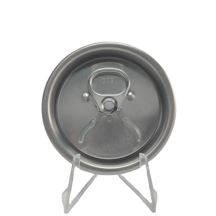 202RPT Round Recyclable Drinks Beverage Canning Jar Aluminium Lids Drinks Can Lid