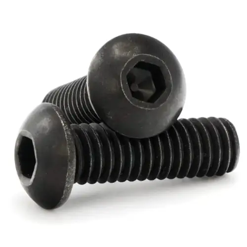 latest company news about NXF ISO7380 Standard Carbon Steel AISI 1074 M1-M12 Round Head Black Hex Screws Button Head Threaded Socket Bolts  3