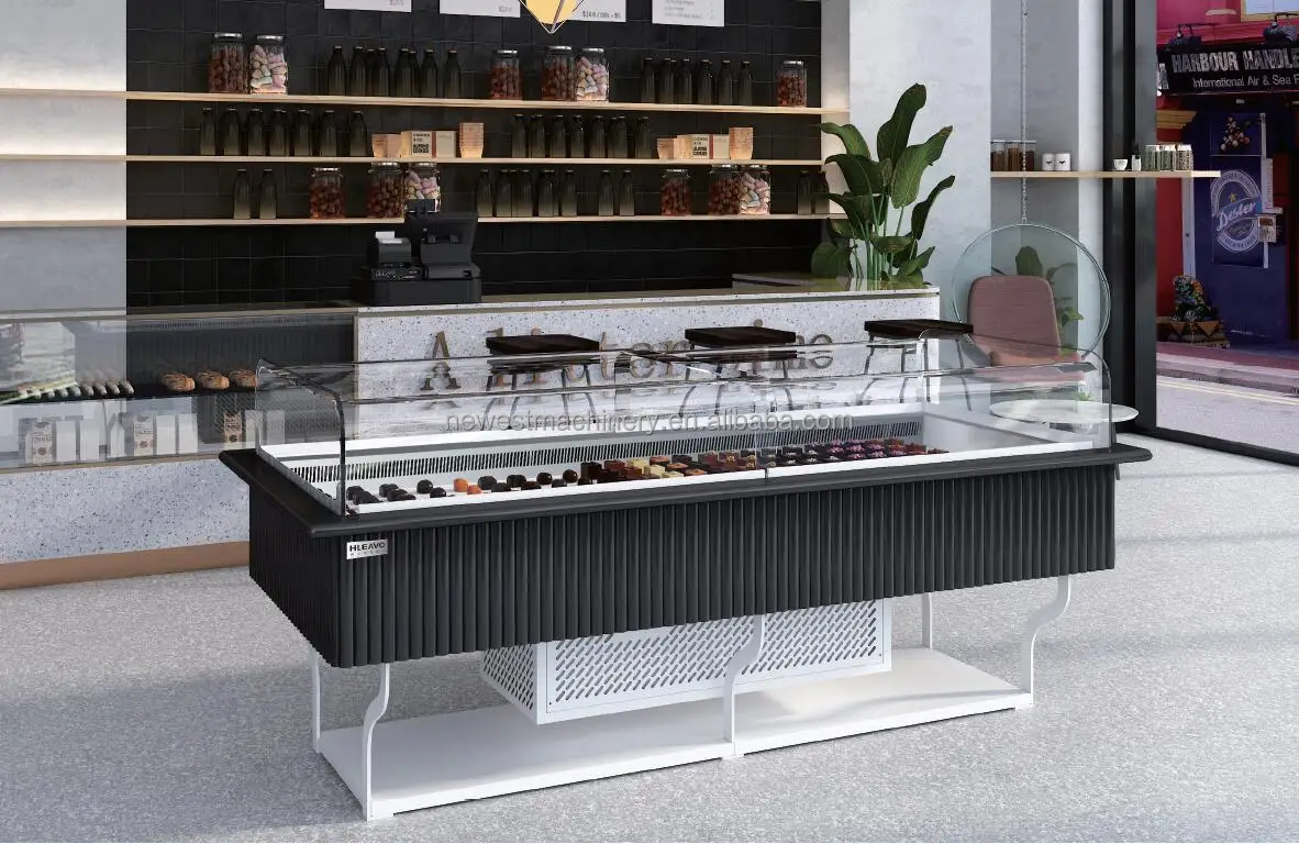 Chocolate Display Chiller,Refrigerated Showcase Bakery Display Counter