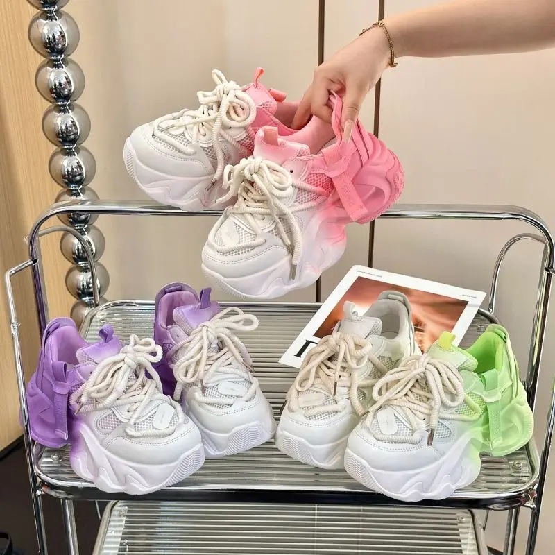 Chaussures Plates En Cuir Synthétique Pour Femme - Semelle épaisse Confort - Style Ballerine Décontractée