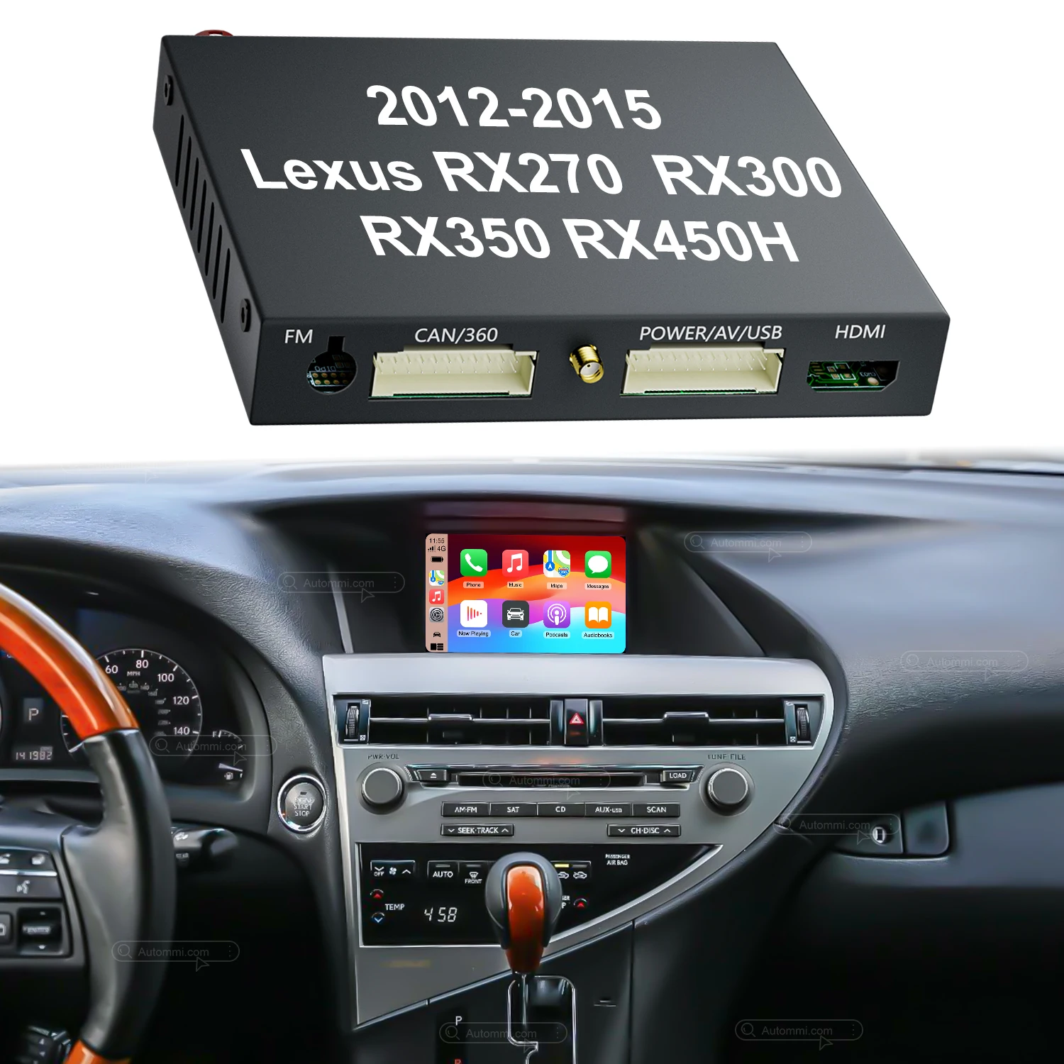 Lexus RX270 RX300 RX350 RX450H OEM Integration Kits - Autommi
