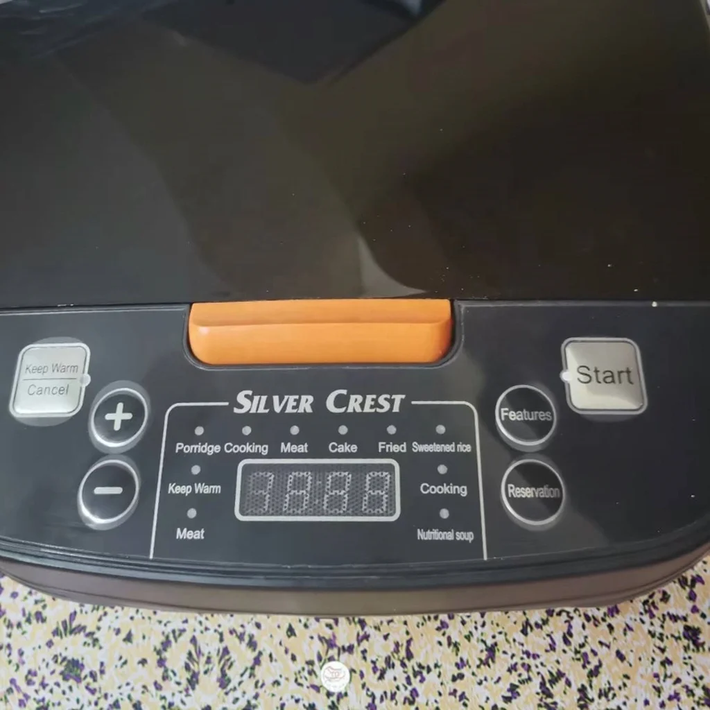 Silver Crest 5L MicroComputer Controlled Automatic Smart Electric Rice Cooker