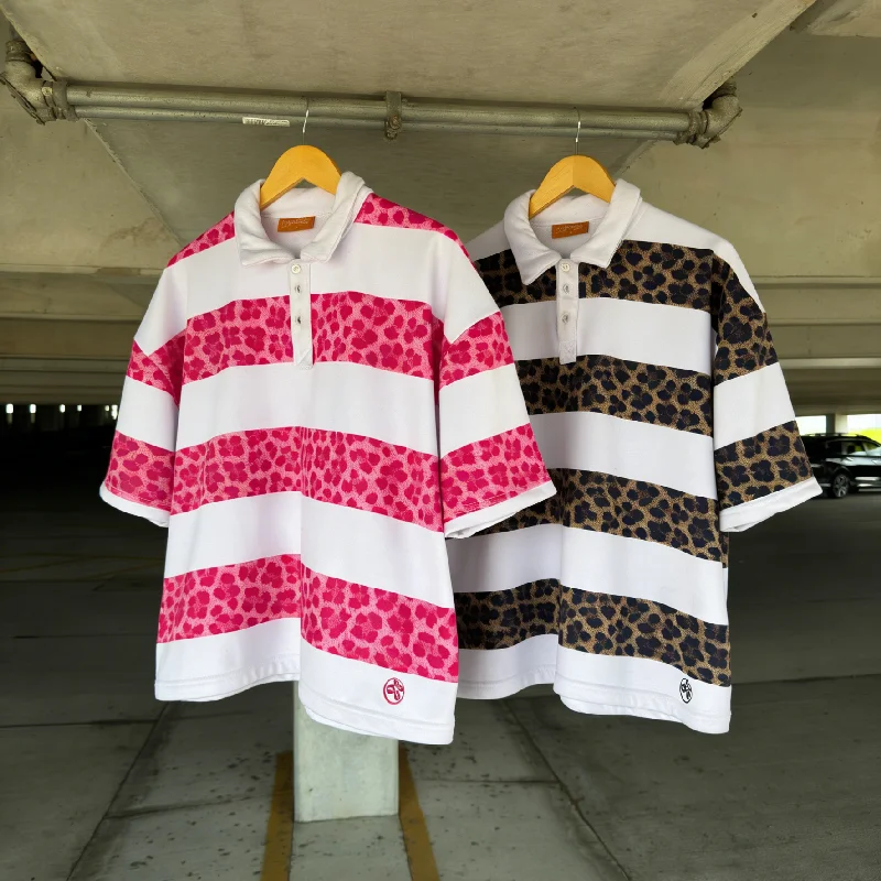 Summer Men's Casual Striped Polo Shirt Streetwear Manufacturer Custom Printed Design Boxy Cropped T-Shirt Top Quality Cotton