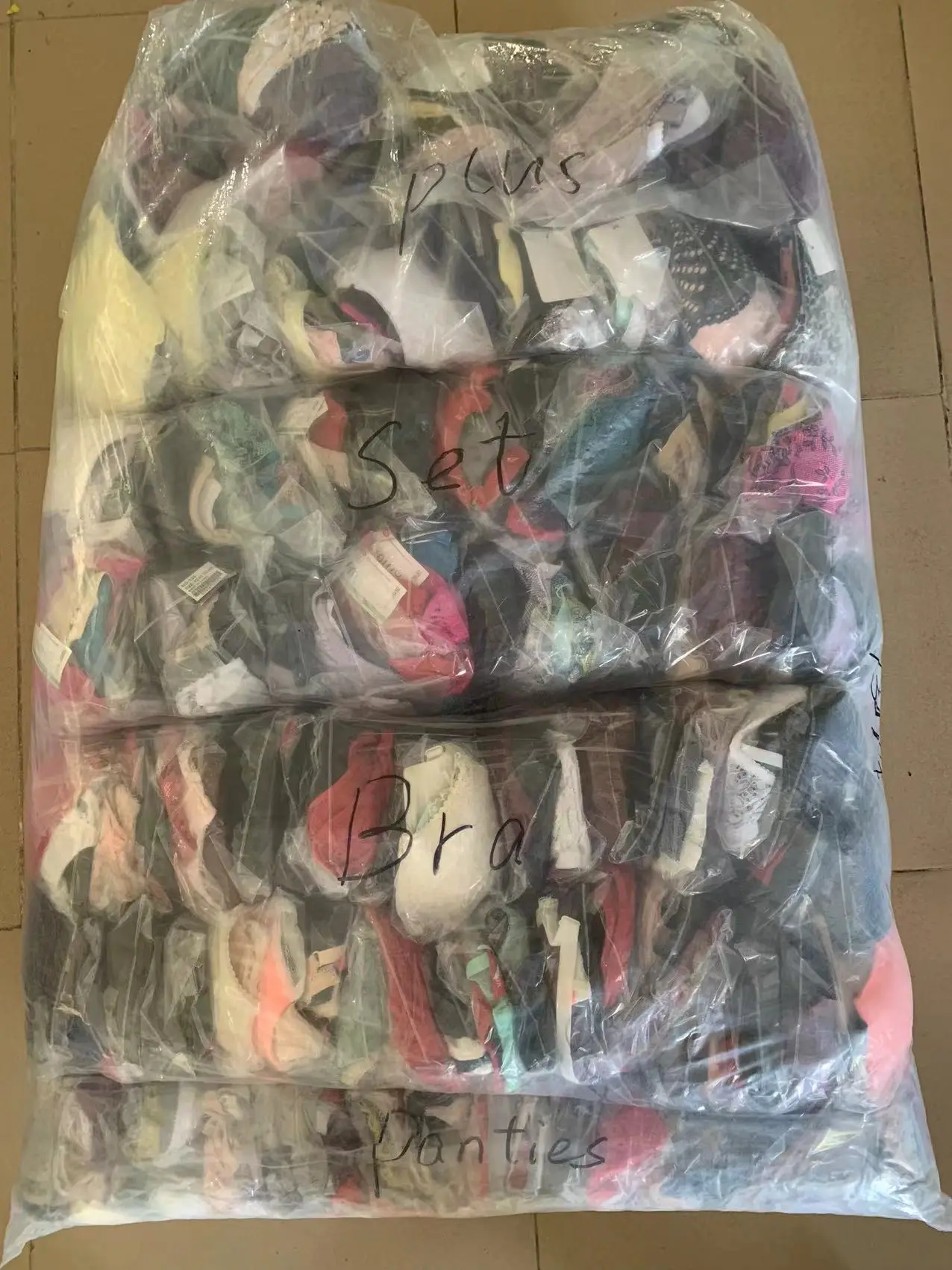 Stock Underwear Series Proportionated In Bale Total 508pcs Mix Size ...
