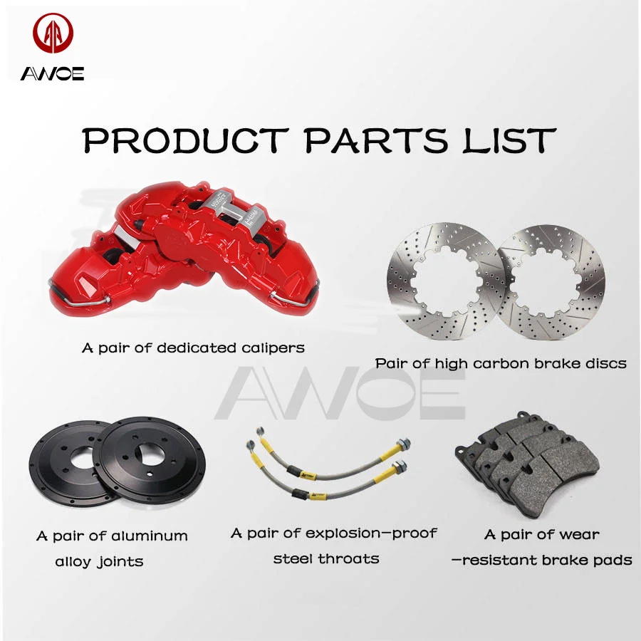 Aw8520 6 Pot 6 Pistons Brake Caliper Fit For Benz Lx570 Bmw Audi Front Rear Buy Brake Caliper