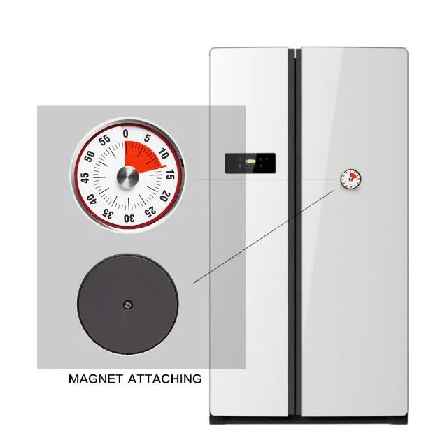 
 Оптовая продажа, кухонный таймер, таймер обратного отсчета в европейском и американском стиле с магнитной нержавеющей сталью  