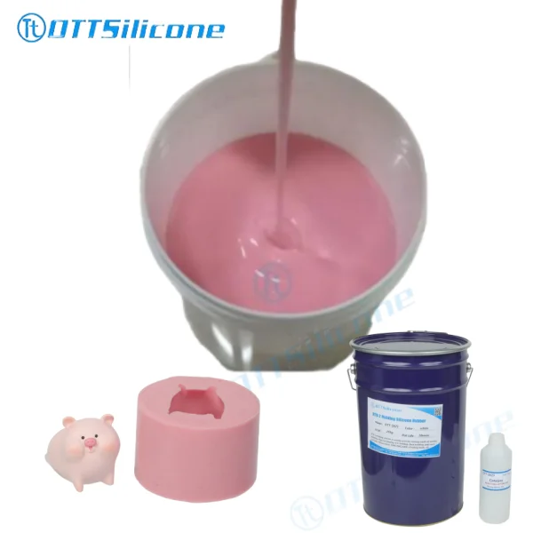 Free Sample 10 Shore A Silicone for silicon mold making liquid silicone rtv-2