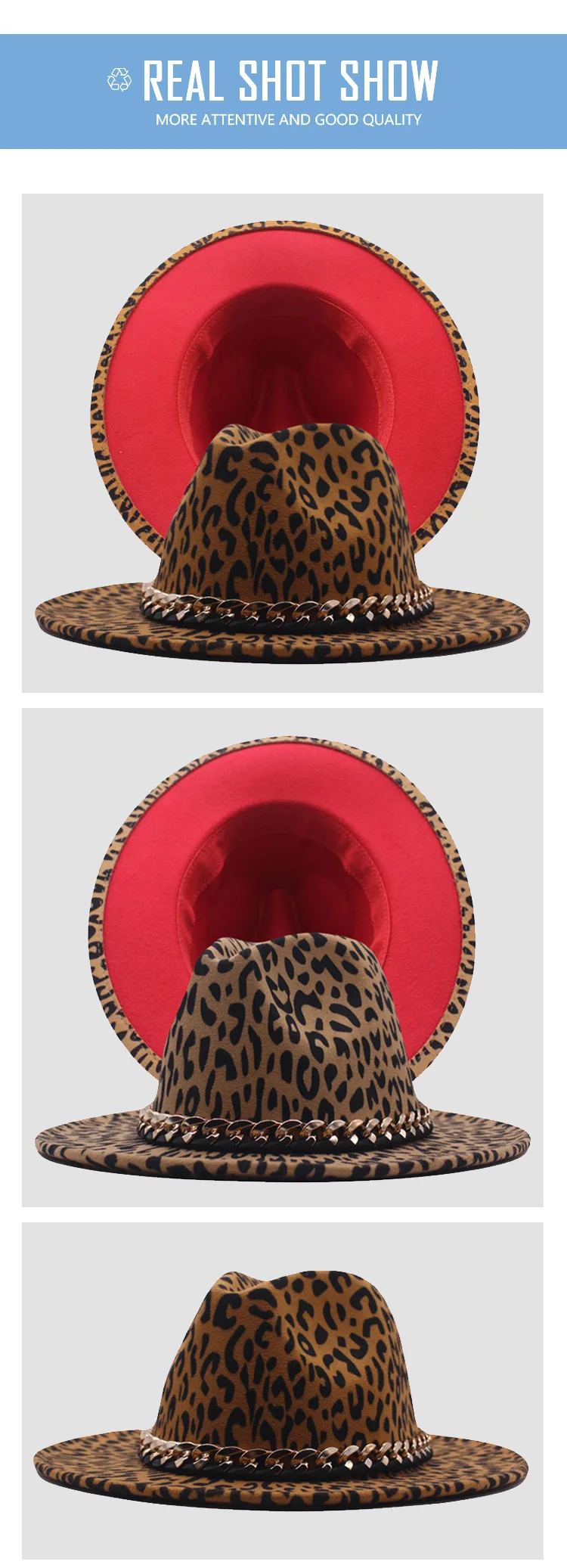 Fedora Hats Women Wholesale New Designer Fadora Hat Womens Wool Wide Brim Fedora 2 Two Tone Hats