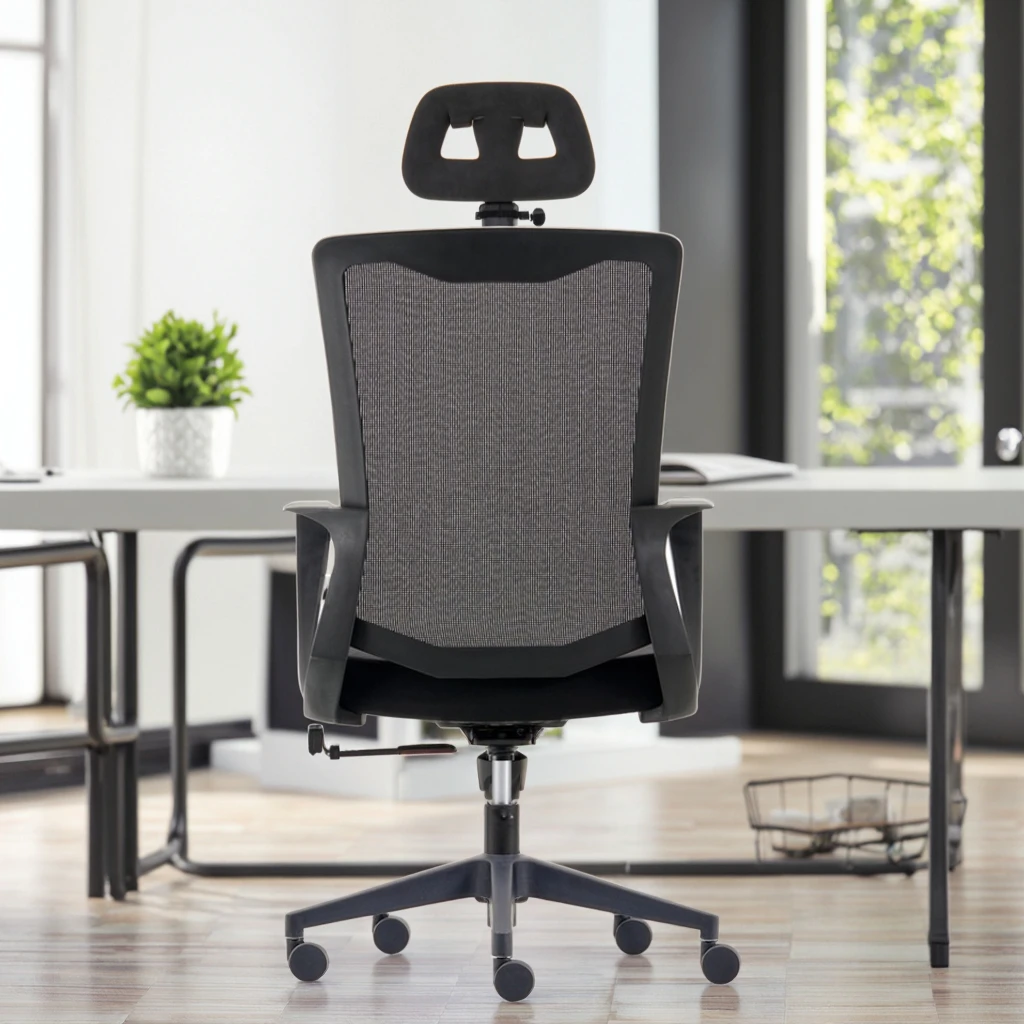ZHONG BAI Cost-Efficient University Ergonomic Conference Training Chairs Executive Height Adjustable Thick Cushioned Seat Tilt 6