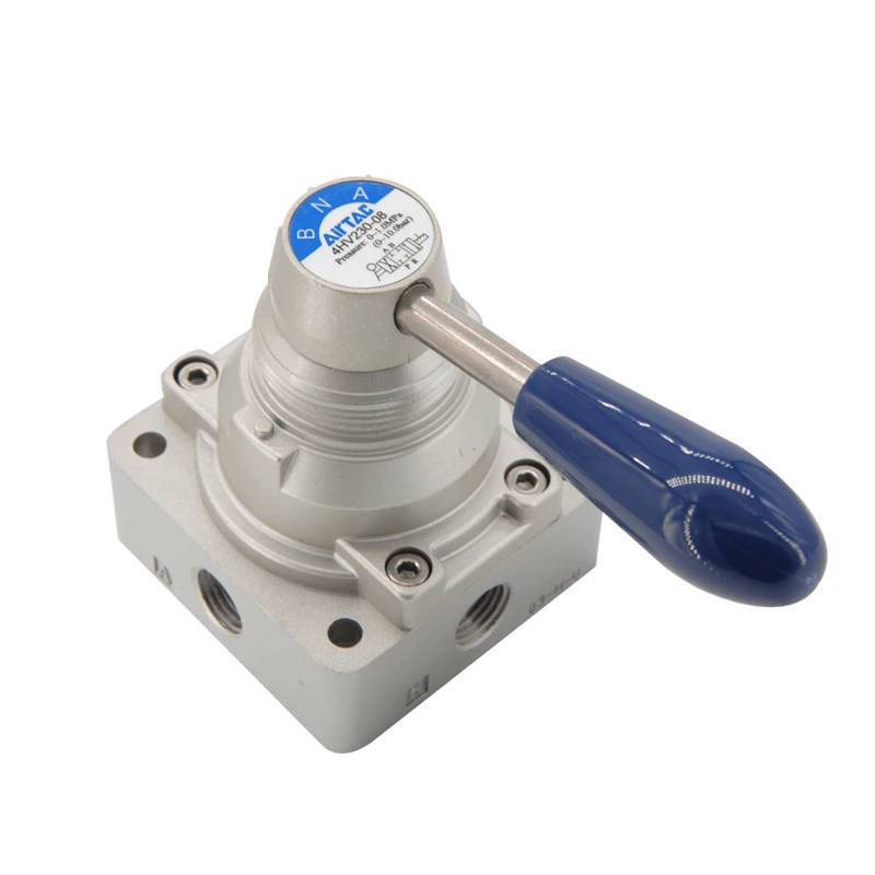 Airtac 4HV Series Pneumatic Hand Push Pull Manual Rotary Valve 4 Way 2 Position 4HV210-08 4HV230-08 4HV310-08/10