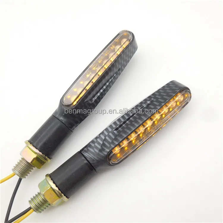 kijken Pessimistisch gordijn Universal E24 Custom 9 Led Carbon Turn Signal Sequential Led Light Lamp  Indicator Amber Light For Motorcycle - Buy Carbon Turn Light,Sequential Led,Custom  Turn Indicators For Motorcycle Product on Alibaba.com