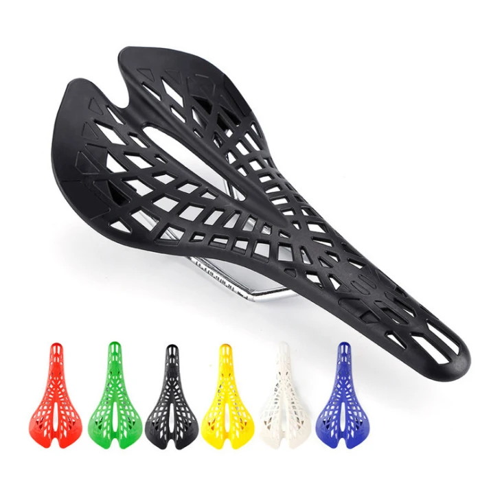 Sella per Bici Comoda e Ultraleggera per Mountain Bike e Bici da Strada,  Cuscino a Ragnatela Cavo, Accessori per Ciclismo