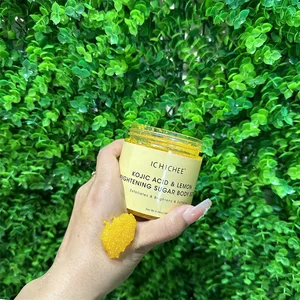 Natural Skin Care Products Lemon Kojic Acid Sugar Scrub Organic with Great Price