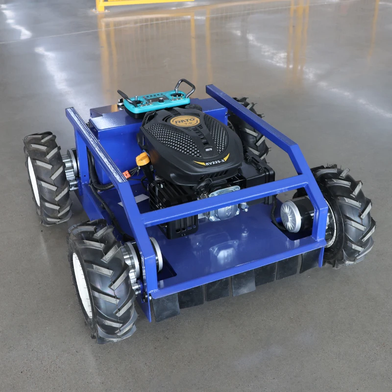 Factory Sales Grass Cutters Garden Motor Flail Professional Self-propelled Atv Remote Control Wheeled Lawn Mower