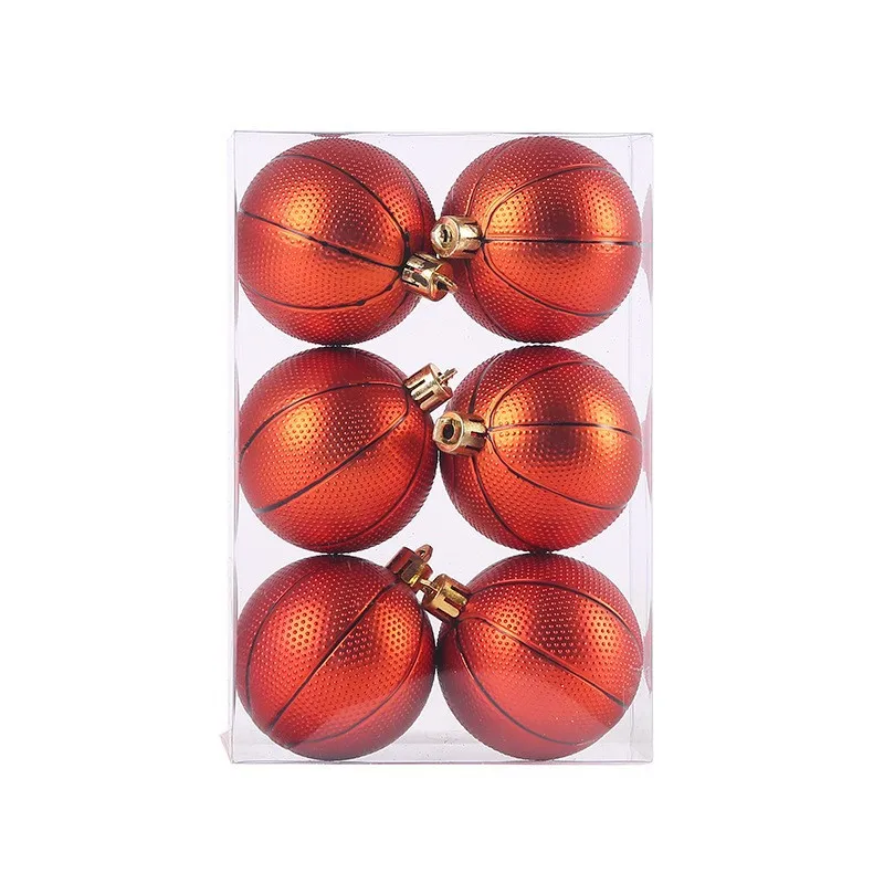 Christmas Sports Ball Ornaments Tree Decorations Hanging Pendant for Holiday Wedding Party Decor-Softball