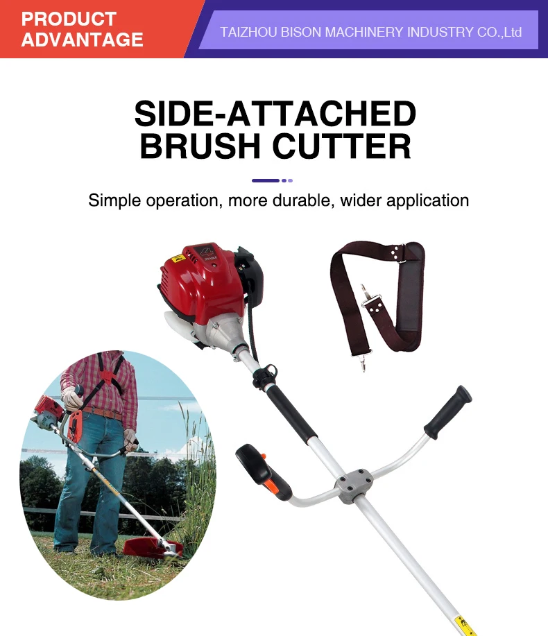 Bison High Quality Handheld Gx35 4stroke Desbrozadora Petrol Grass