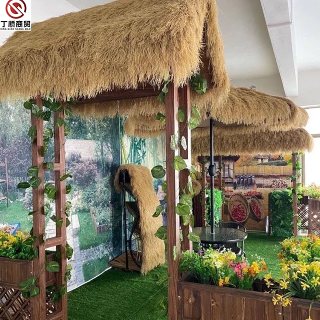 Durable Artificial Synthetic Thatch Roof For Outdoor Use