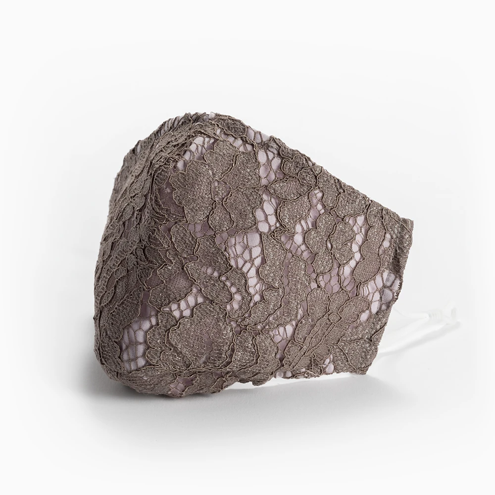 
 Моющиеся 3 слоя ткани небольшое минимальное кол-во в заказе Лидер продаж шоколада и кирпич отличаются элегантным и модным кружевом с кастомизированным рисунком для женщин леди  