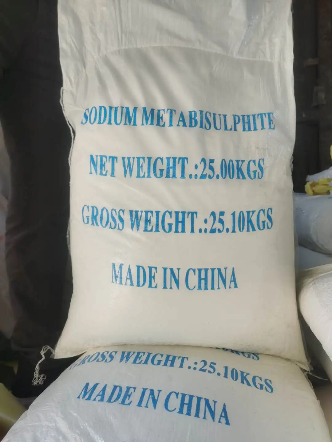Sodium Metabisulfite Fcc Food Grade Sodium Metabisulfite 97 Smbs Sodium Metabisulfite Gold
