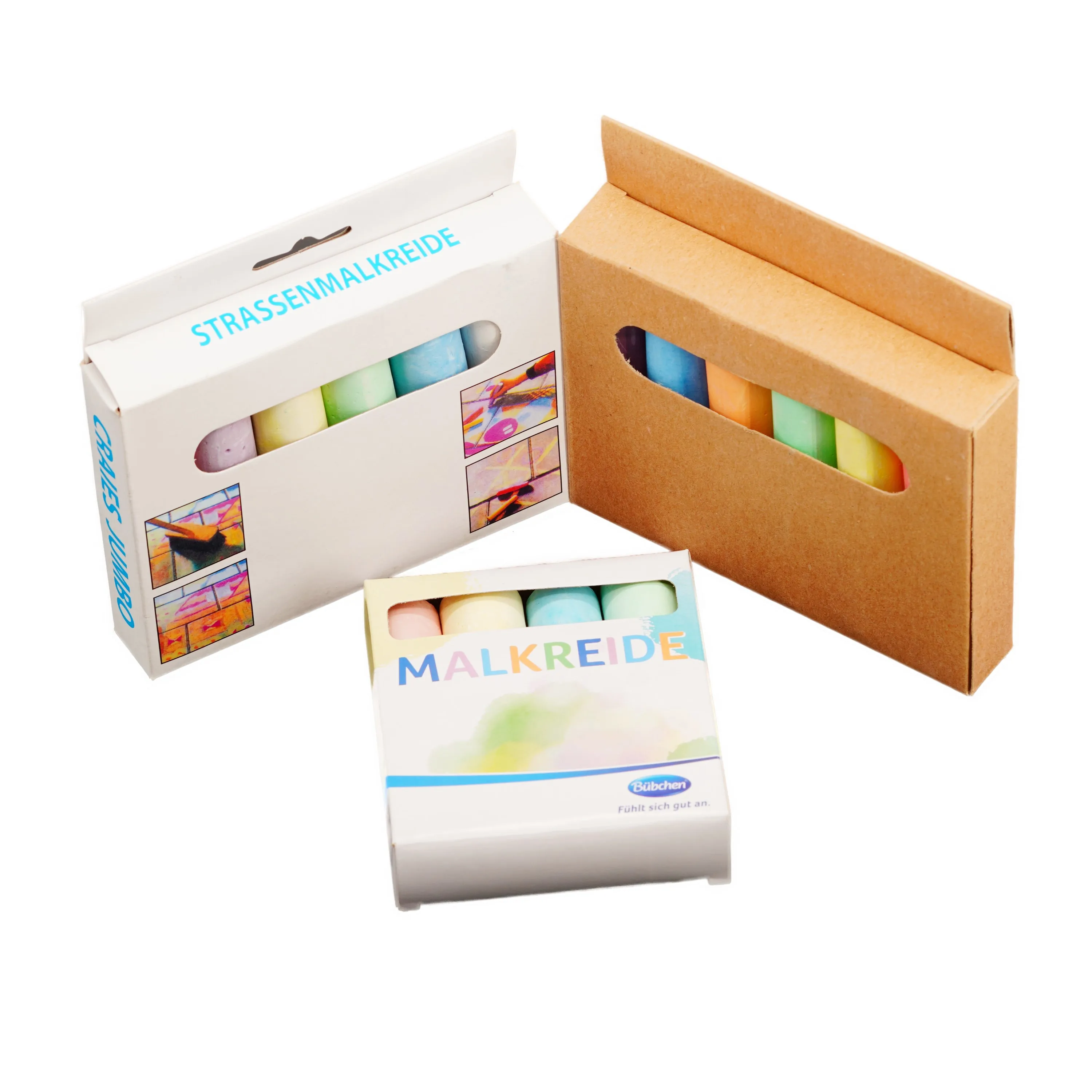 
 Mixoffice Джамбо моющийся Мел для тротуара 6 шт. в каждой коробке для детей и краска с BSCI SEDEX  