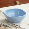 Blue -9cm small square bowl 4 sets