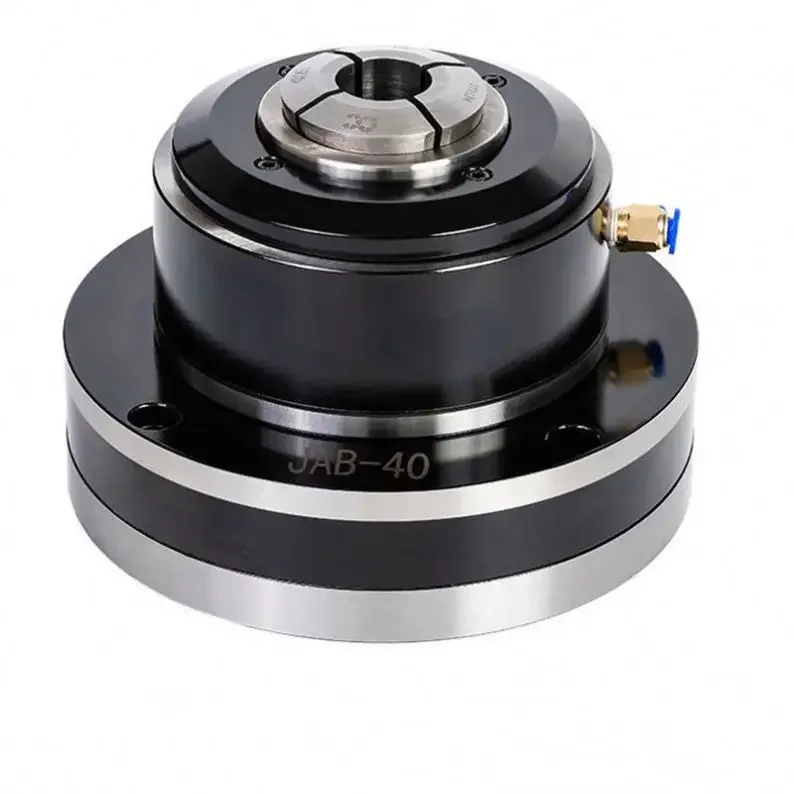 TEBAK Rotary JAB air Pneumatic Collet Chuck Cylinder Integrated Air Collet Chuck JAB-15 JAB-25 JAB-40 Chuck