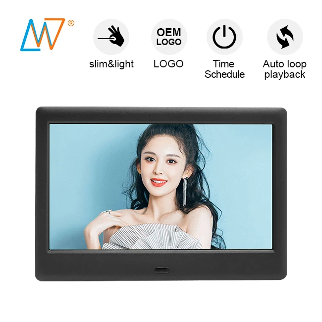 Cheap Portable 7" Inch Mini LCD Digital Photo Picture Viewer With Usb Sd Card