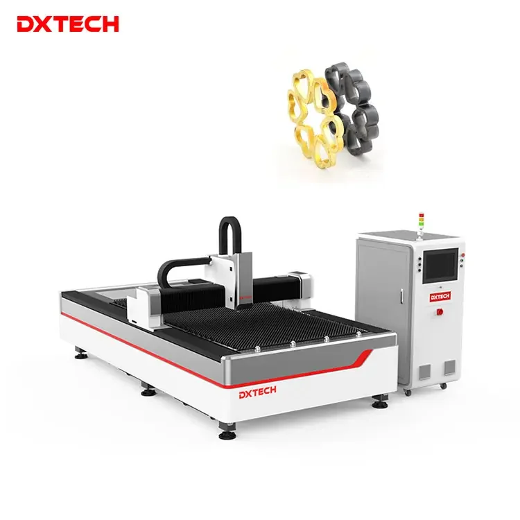 DXTECH 1530 Quality Choice 1000w Cnc Fiber Laser Cutting Machine Stainless Steel Sheet Metal Cutting Machine Price