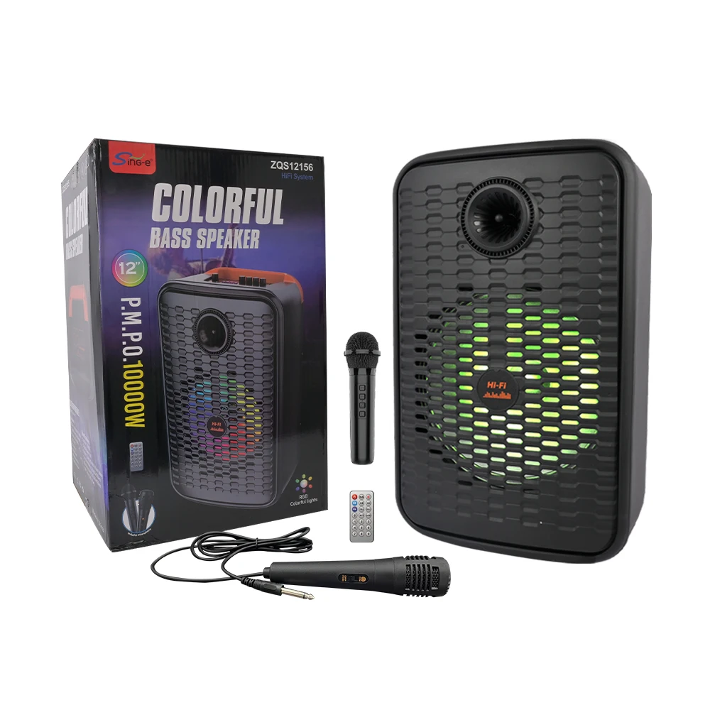 SING-E ZQS 12156 Portable Bluetooth Party Speaker 30W with
