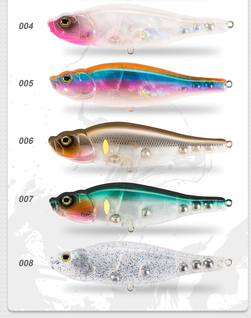 Hunthouse Bass Fishing Floating Hard Baits Surface Lures 95mm 14g ...