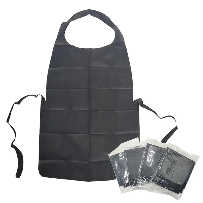 Custom Black Apron Disposable Apron Non Woven With Tie Buy Disposable