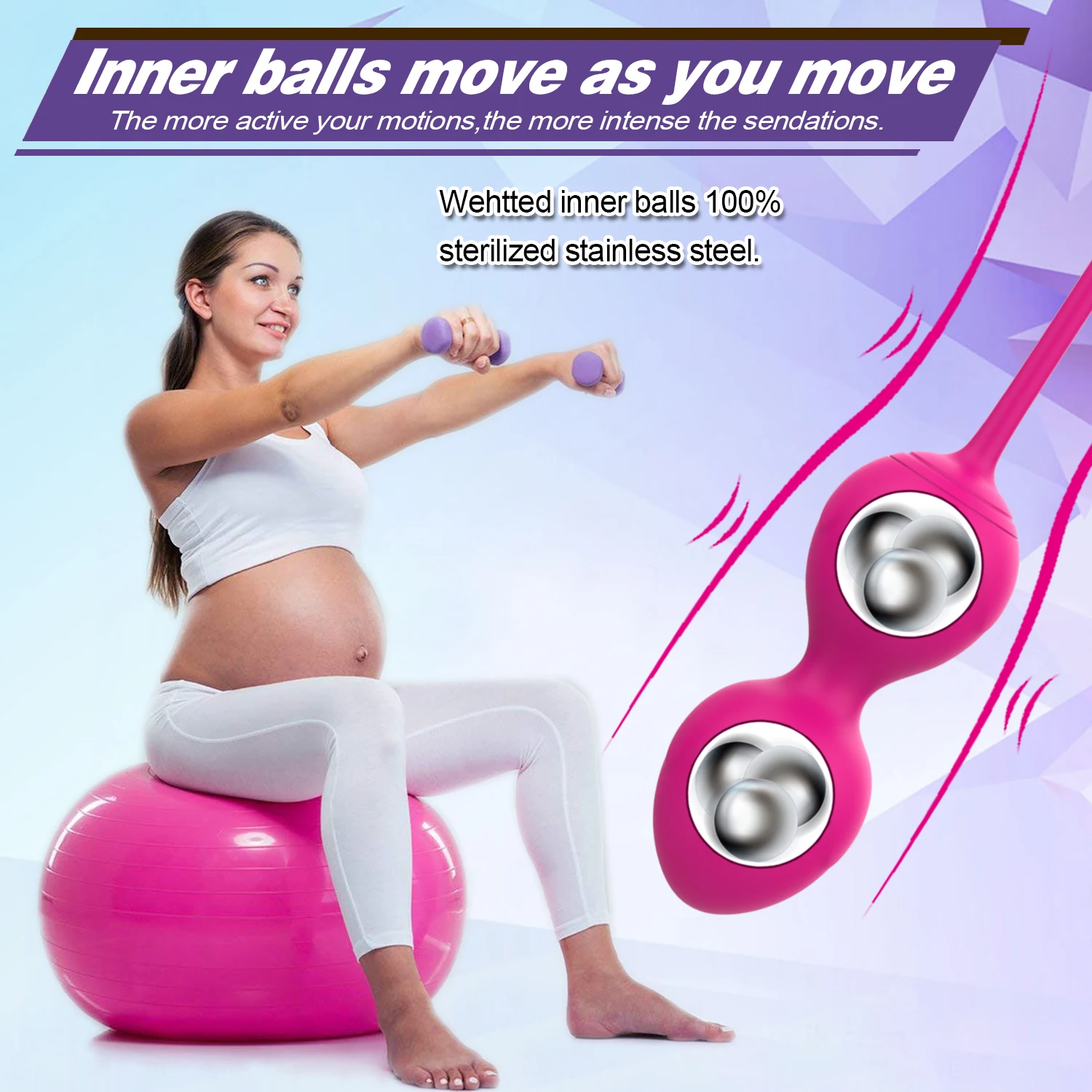 Ylove Kegel Exercise Balls Women Vibrator Ben Wa Balls Vaginal Tightening  Love Egg Silicone Sex Toys Adult for Women| Alibaba.com