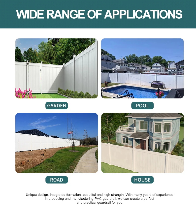 6*8 Easy To Assemble Plastic Vinyl Fence Home Fence Panels Buy Pvc