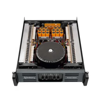 sub woofer amplifier 4channel 1500watts 3u 2ohm class h  board 200w cabinet amplifier
