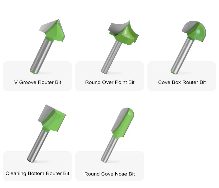 Cnc Bits Cut Round Over Carbide Cleaning Bottom Bit Groove Engraving
