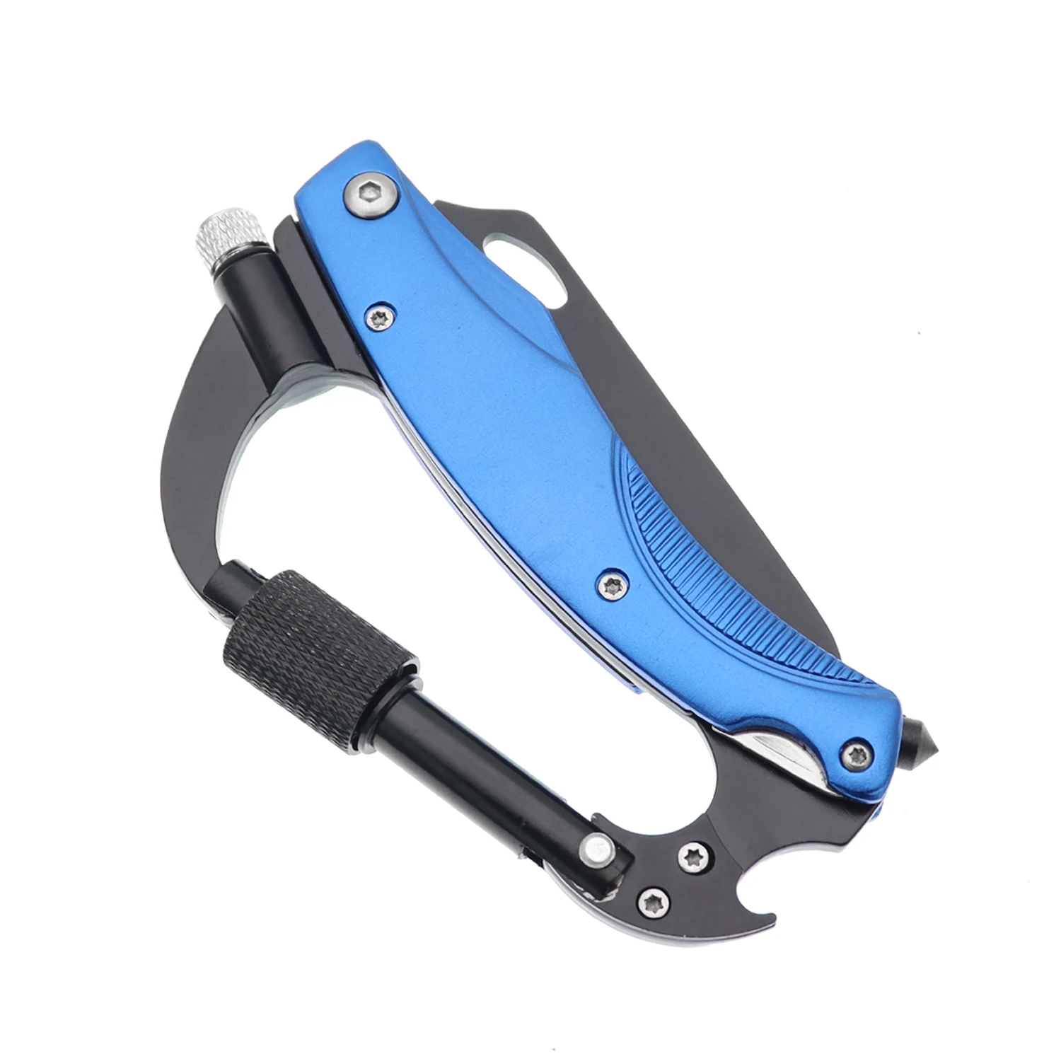 Carabiner Pocket Knife with Led Light