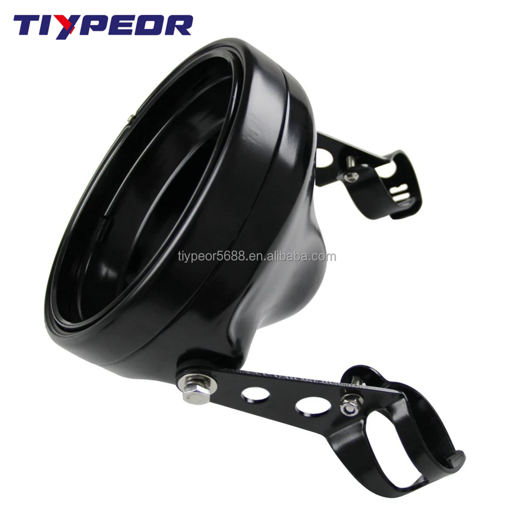 chrome 7 headlight housing black 7 inch housing accessories-9