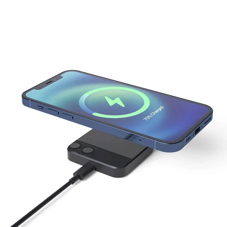 Magnetic Fast Wireless Charger Cable Quick Wireless Charger Base Phone Stand