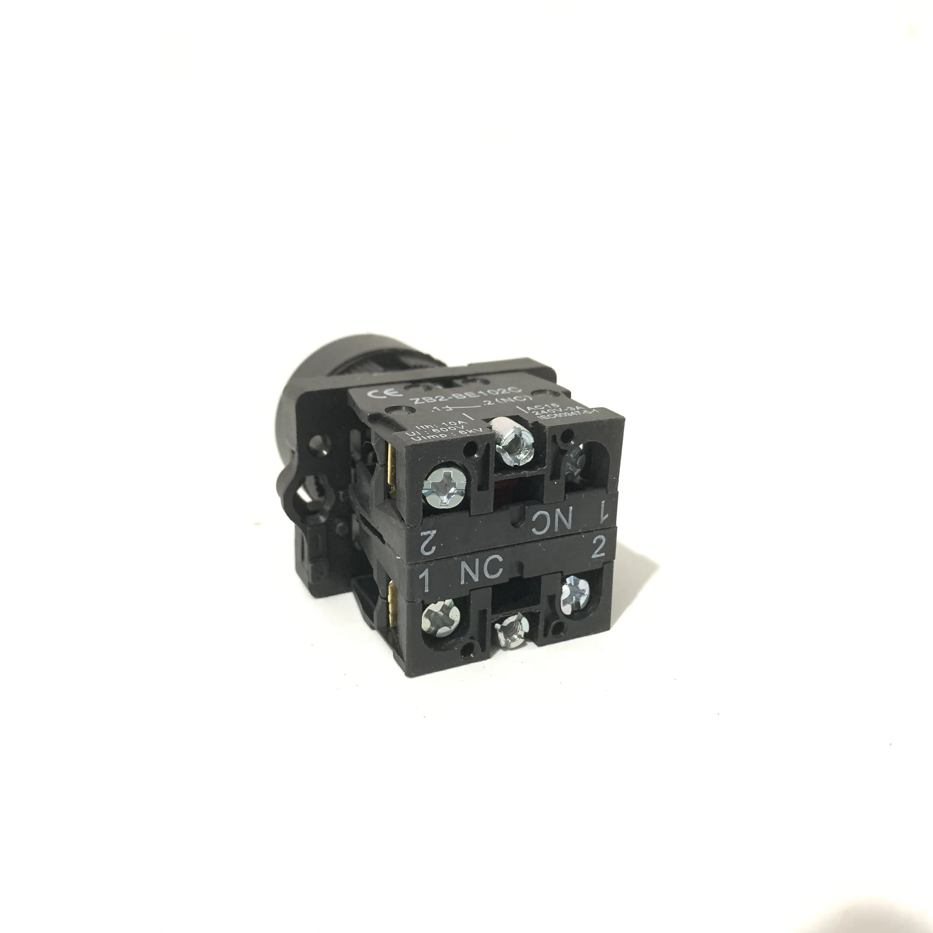 XB2-EA45 Red Momentary Push Button Switch Pushbutton Switch With 1NO 1NC Contact