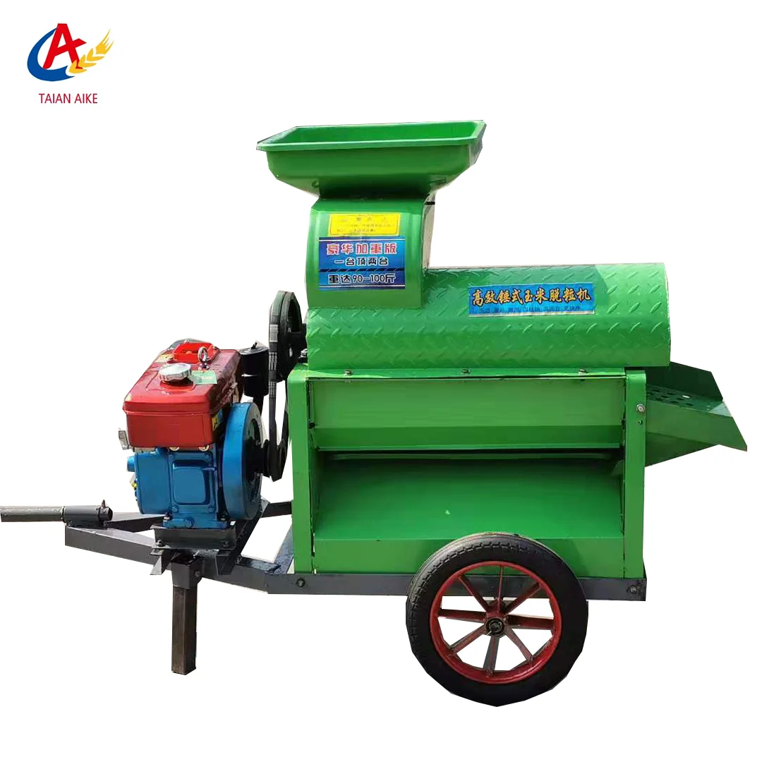 High Productivity Small Space Occupied Corn Maize Thresher Hot Selling in Nepal