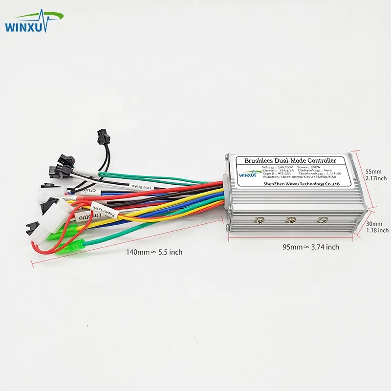 S866 LCD Wiring Diagram - 350W Brushless Motor Drive Controller
