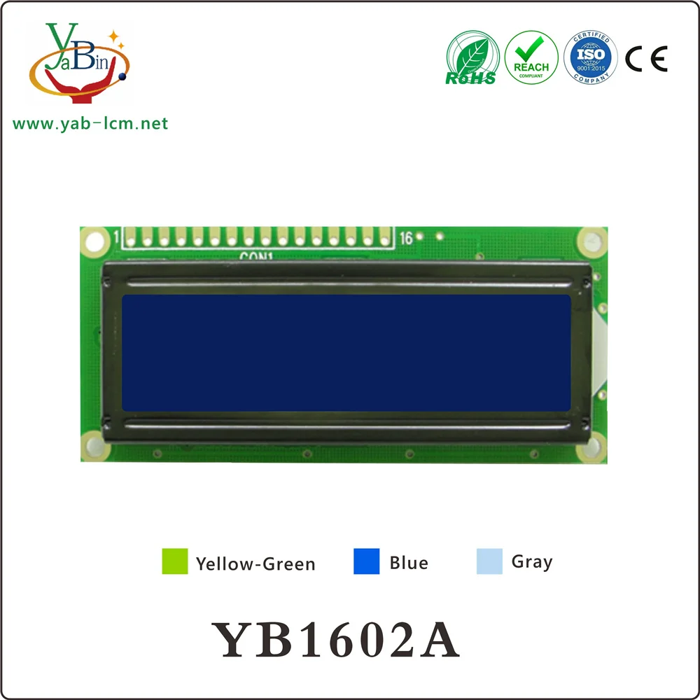 16X2 1602 character Lcd  Module YB1602A