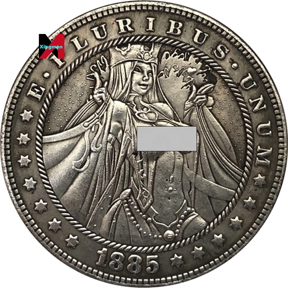 38mm Funny Sexy Girl Hobo Nickel Antique Coin - Collectible Art