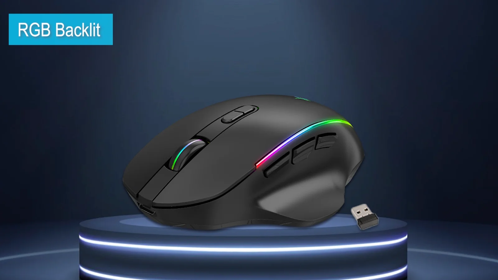 High Quality Custom Wholesale Rgb Backlit Wired Game Mouse Ergonomic