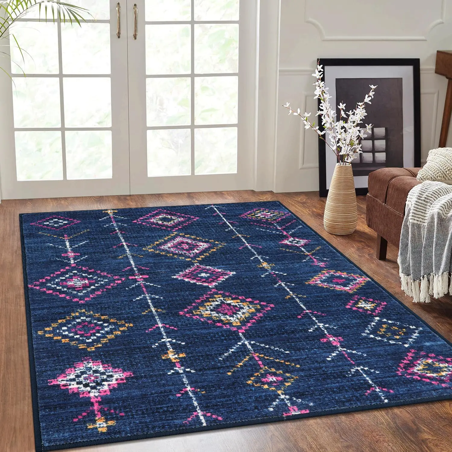 Akibaba Rug 3d Printed Kilim Cute Kelim Aztec Flatweave Rug Collective Size for ...