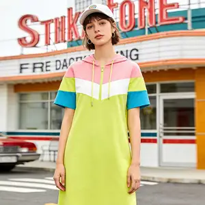 Eco-friendly Washable Light Fabrics ODM Custom Dress-Summer Factory Plus Size Casual Knee-Length Lead Time